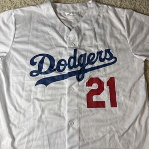 Los Angeles Dodgers Walker Buehler Jersey #21 STADIUM GIVEAWAY Size XL 8/20/22